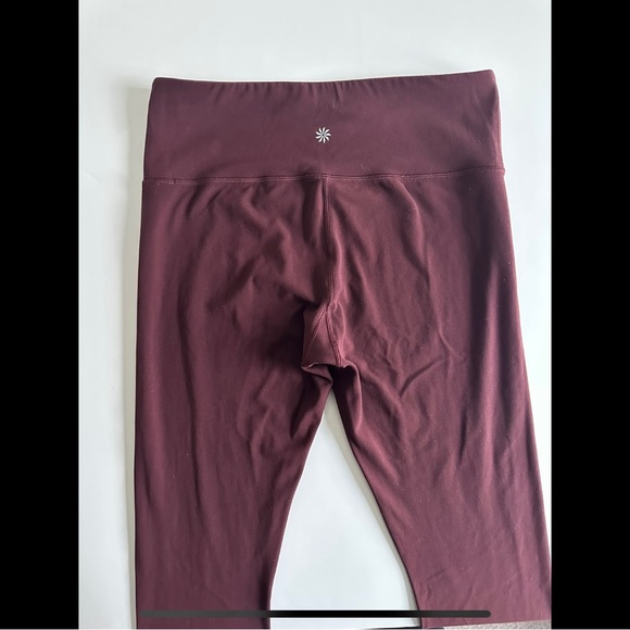 Athleta Elation Burgundy 7/8 legging - Picture 2 of 5